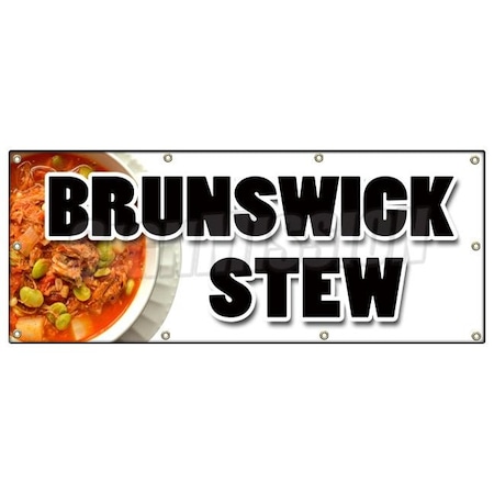 Signmission BRUNSWICK STEW BANNER SIGN hearty southern style homemade slow cooked B-96 Brunswick Stew